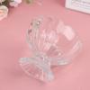 Transparent Ice Cream Bowl Flowers Shape Goblet Salad Bowl Pudding Cups  Milkshake