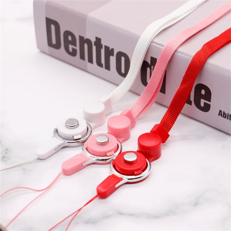 Wielofunkcyjne Paski do Telefonów Komórkowych Lina Odpinany Obrotowy Pierścień Smyczy Dekoracja Paska na Szyję Dla