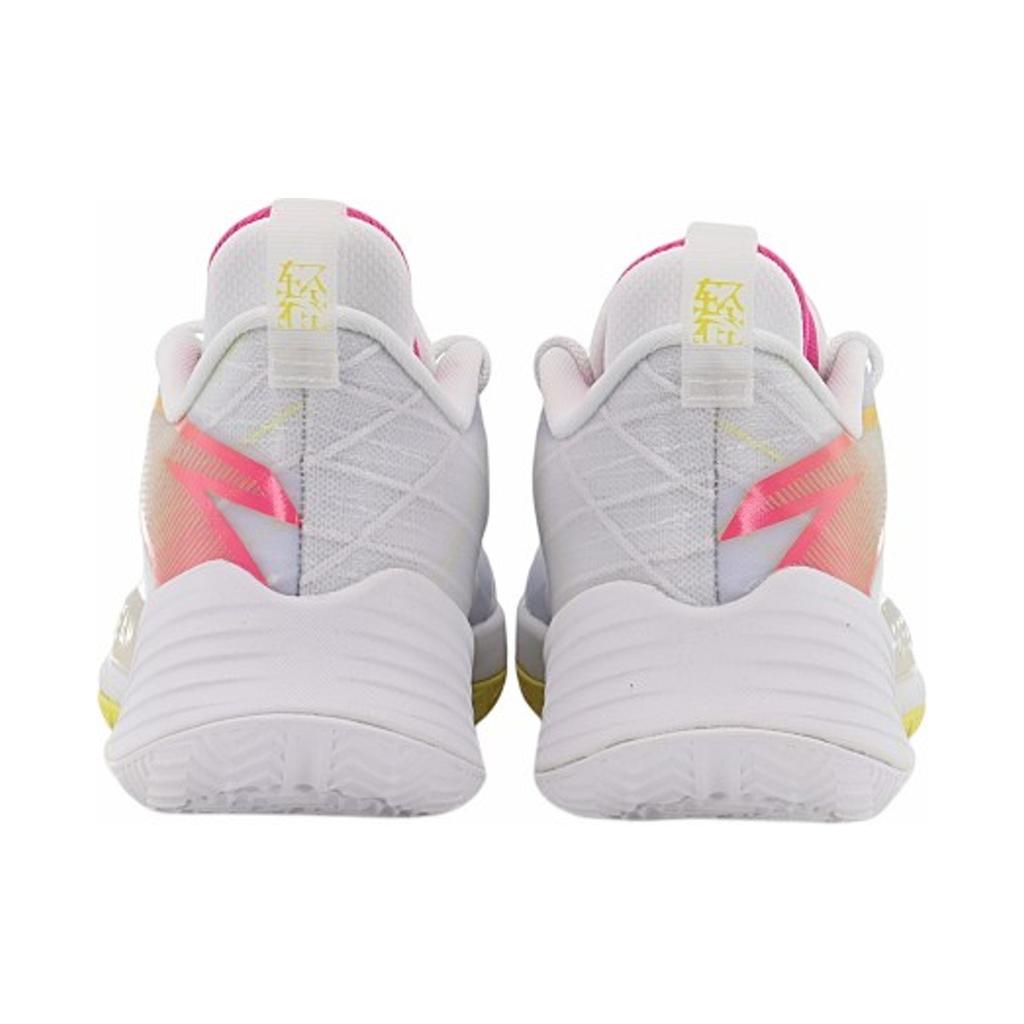 New Anta Light Horseman 3 Cushioning Wear-Resistant Low-Top Basketball Shoes Women's White Yellow Red 122221608-1