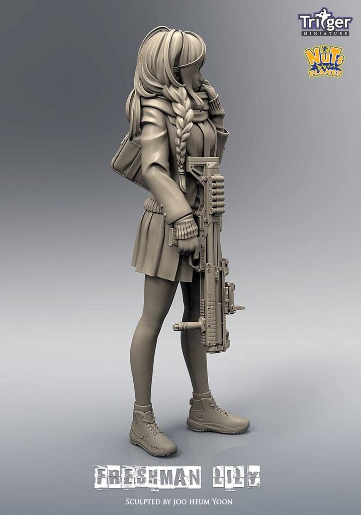Nuts Planet Freshman Lily Furchtloser Freshman Resin Kit T12002 Formfarbe 1/16 (120 mm)