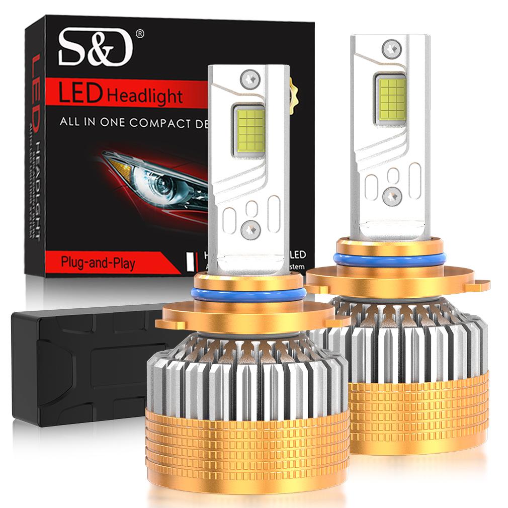 

2 шт. 300 Вт 140000LM H1 H4 H7 светодиодные лампы для фар Canbus H8 H11 9005 HB3 9006 HB4 9012 Hir2 Turbo светодиодный светильник с тремя медными трубками авто налобный фонарь супер яркий 9006 HB4