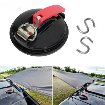 1Pc Outdoor Camping Canopy Suction Cup, Multi-function Car Suction Cup, Fixed Rear Net Suction Cup with Strong S Hook