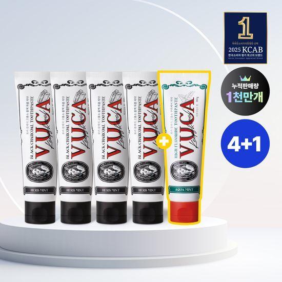 VUCA Classic Premium Bad Breath Care 4-pack (2 Types) + 1 Additional 110g Bad Breath Care