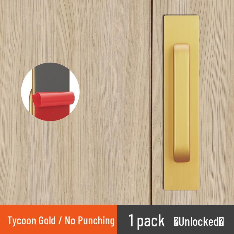 Self-Adhesive Door Pull Handle for Bathroom, Bedroom, or Sliding Doors