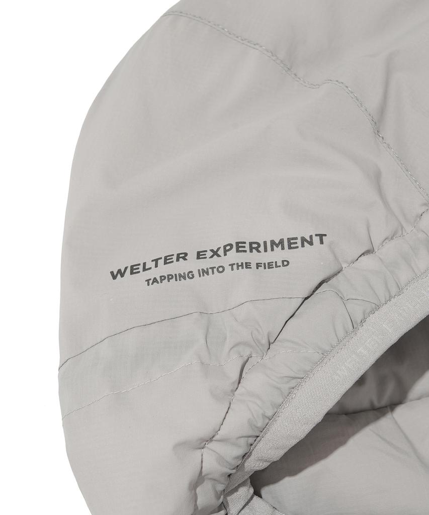 Welter Experiment Reflective Stitch Primaloft Insulation Jacket_Light Gray_Wol086