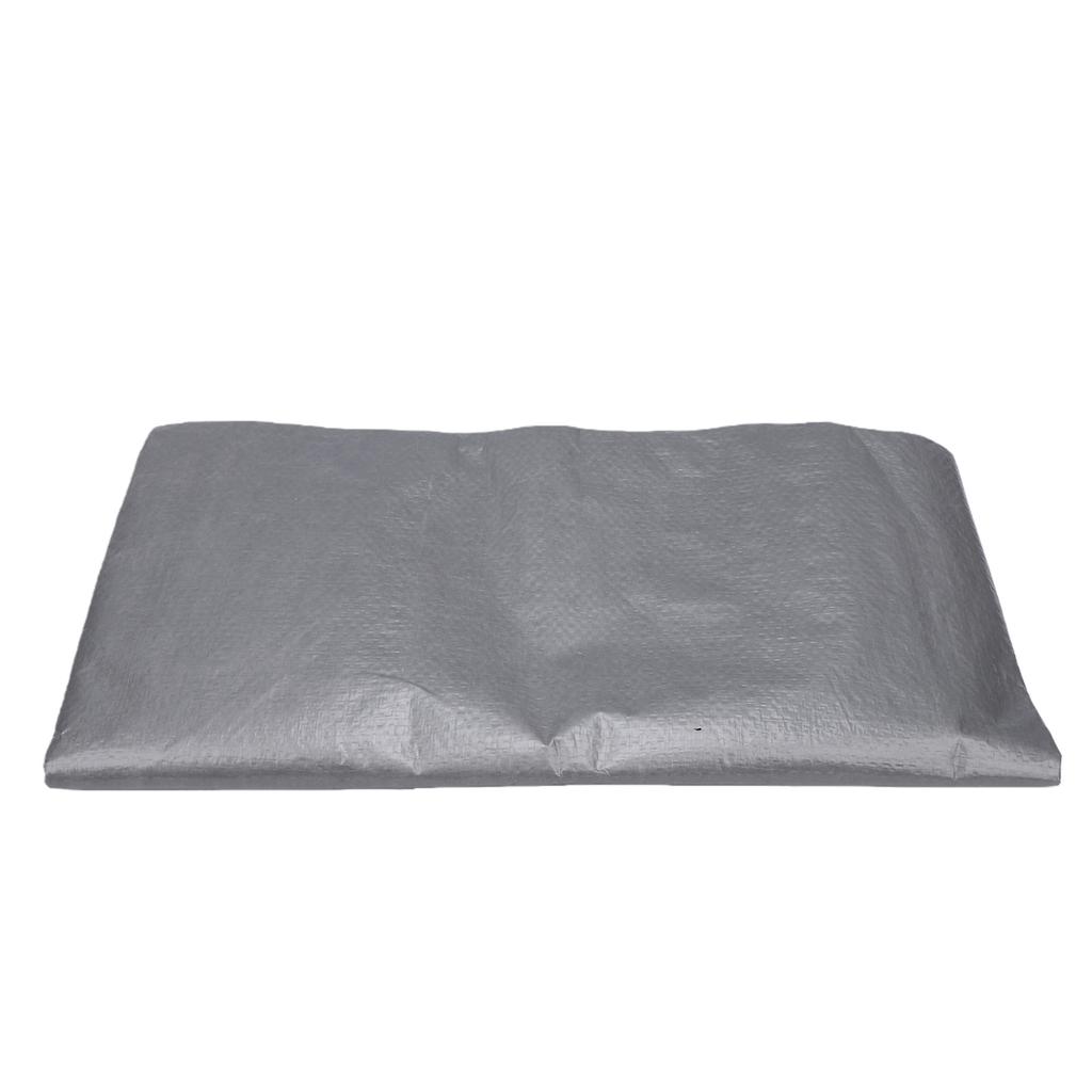 2x3meter Silver Water Proof Heavy Duty Tarp Ultra Violet Resistance Tarpaulin With Reinforced Buttonholes for Outdoor