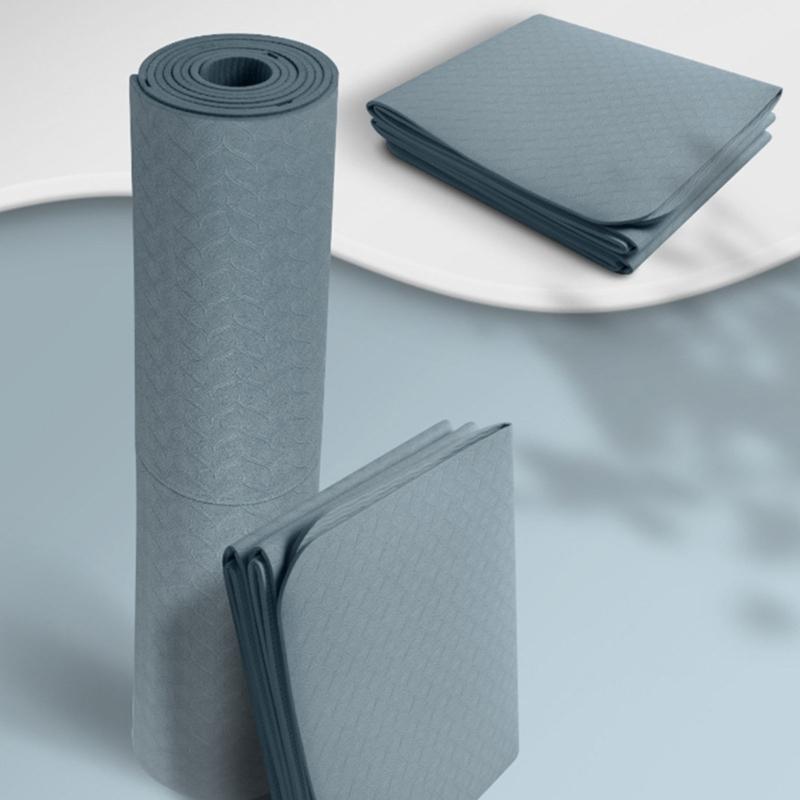 Travel Fitness Exercise Mat Foldable Yoga Mat Gym Mat for Yoga Pilates Floor Workout Thicknesses 5mm