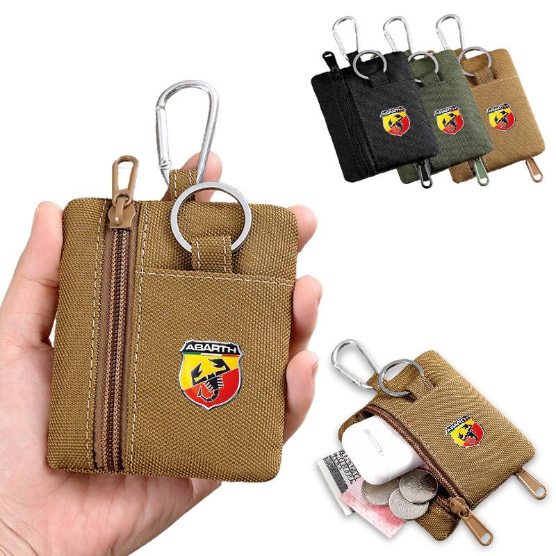HIPNG1 Car EDC Outdoor Tactical Mini Multi Functional Storage Bag For Abarth 595 Abarth 500 Abarth 124125 500 695 5CC Spider Accessory