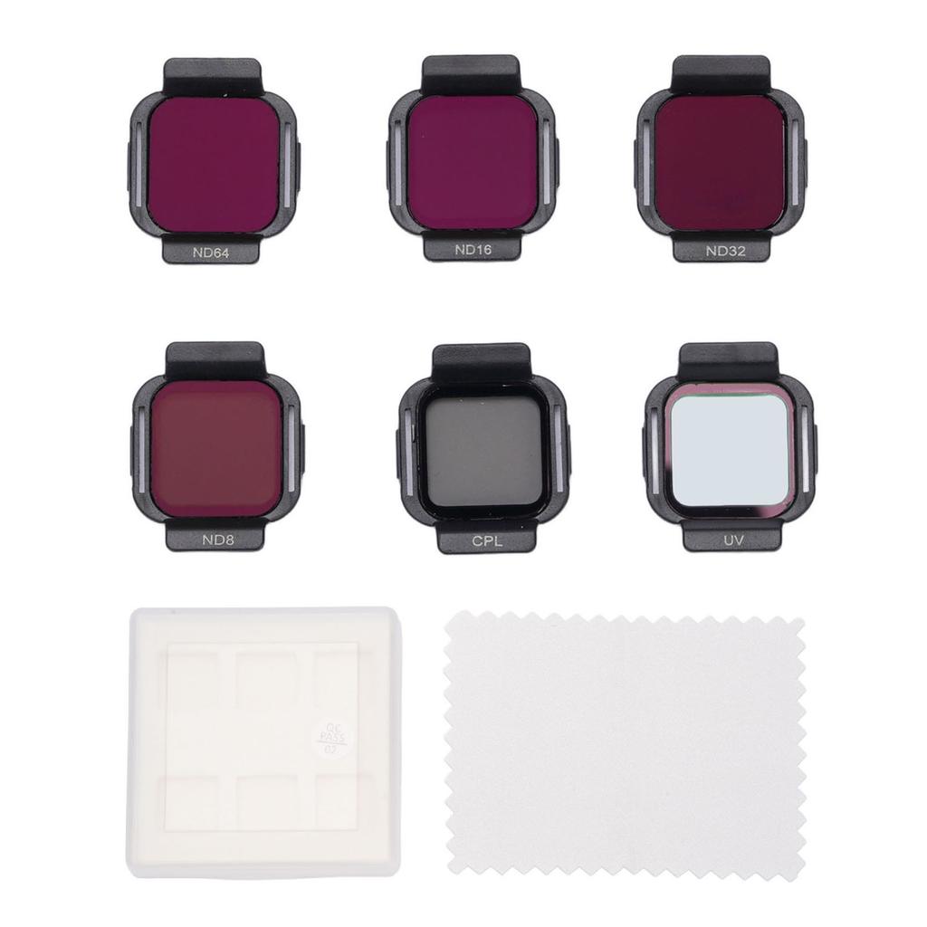 Drone Filters Set Multi Coated CPL ND8 ND16 ND32 ND64 Filter with Lens Storage Box for Flip RC