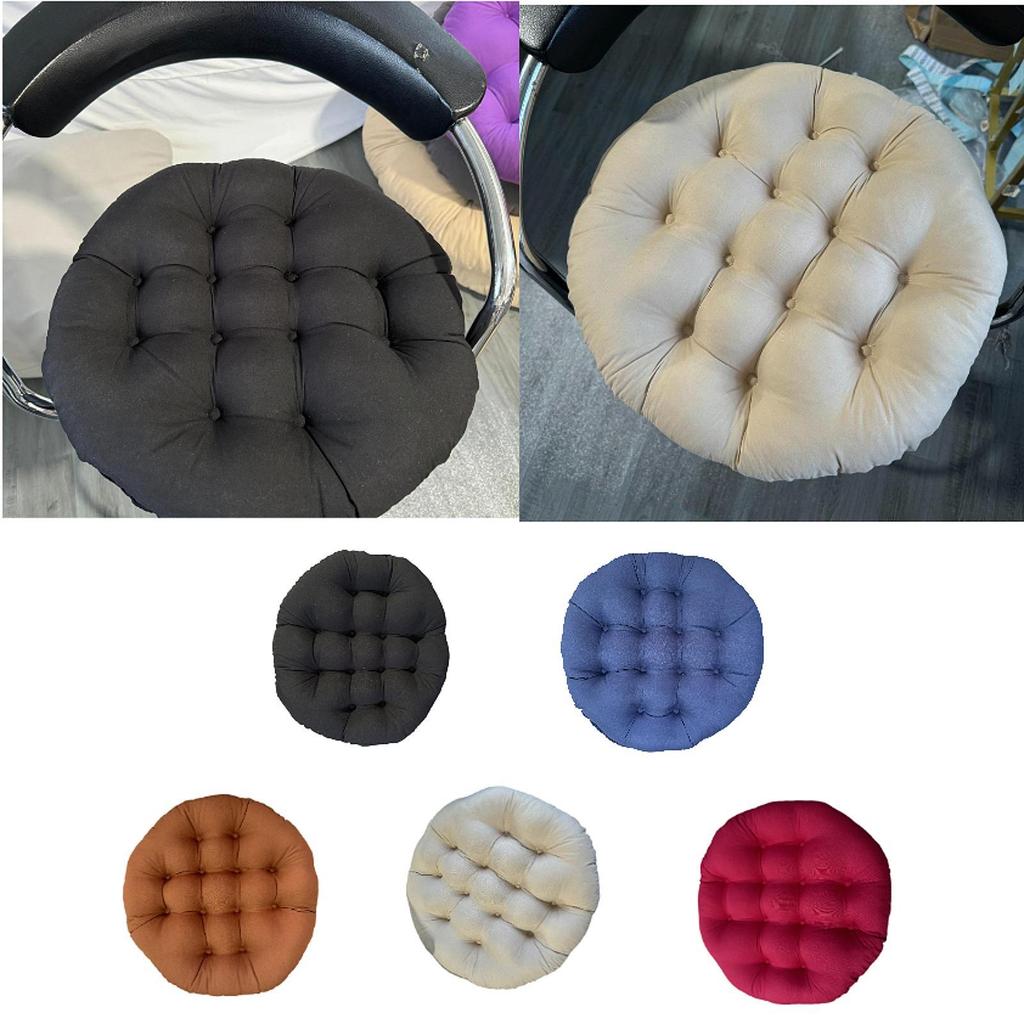 Round Chair Cushion Thick Multifunctional Office Seat Cushion for Bedroom