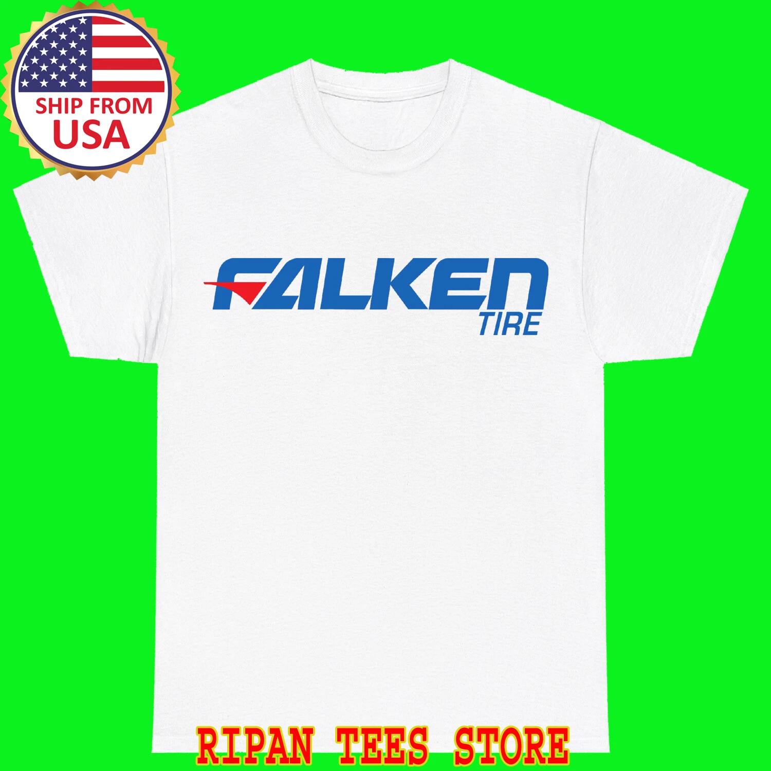 Falken Tires White T-Shirt Tee Top Unisex M