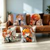 Adachi R-Rei C-Cute Pillow Case Square Double-Sided Sofa Cushion Cover Bedroom Bedside Pillow Gift