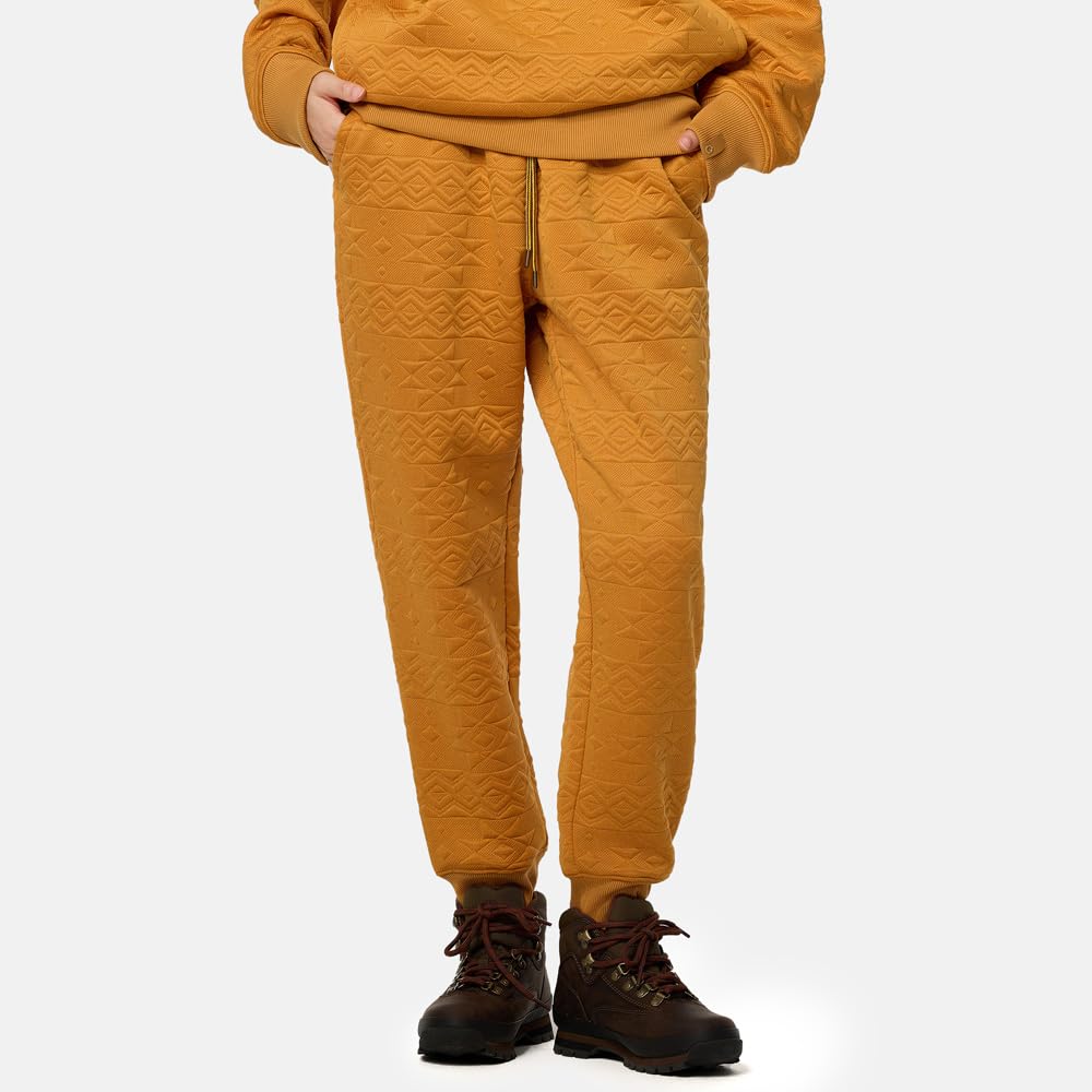 Timberland TOKYO DESIGN COLLECTIVE Jacquard-Sweathose, Unisex, Erwachsene, Fichtengelb, Größe M, TB0A6G3Y7631