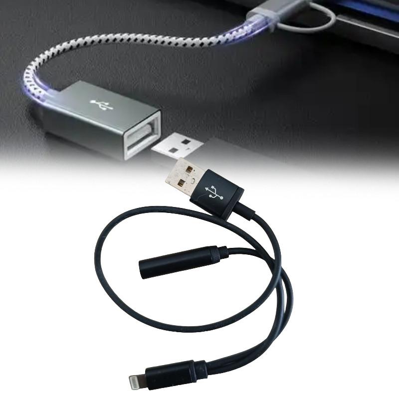 Iphone Charging Cable Adapter Data Line Converter For Smartphone Charging Accessories