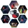 Luz de bicicleta recarregável USB LED farol de bicicleta à prova d'água lanterna traseira brilhante acessórios de ciclismo noturno ao ar livre