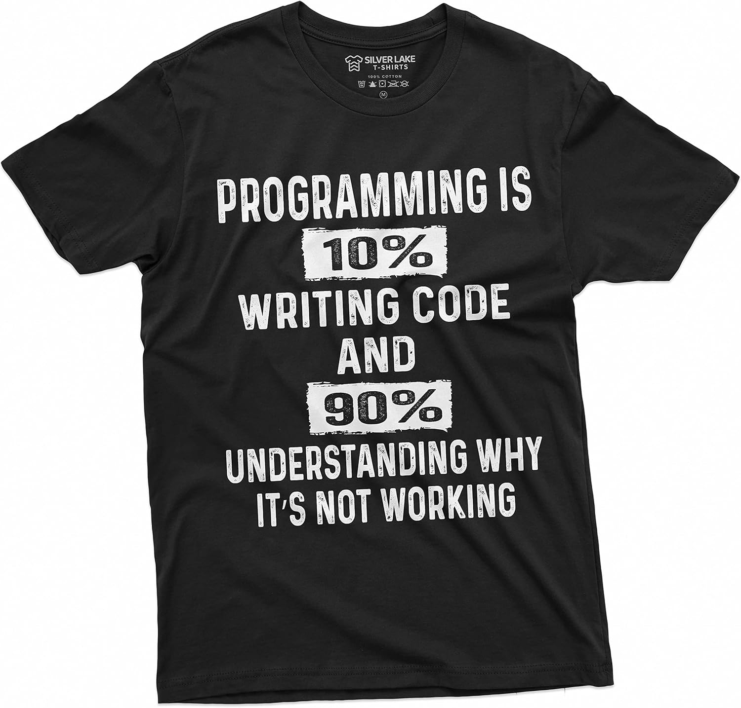Men s Funny Programmer T-Shirt Programming Code Coding Software Developer Tee Shirt S