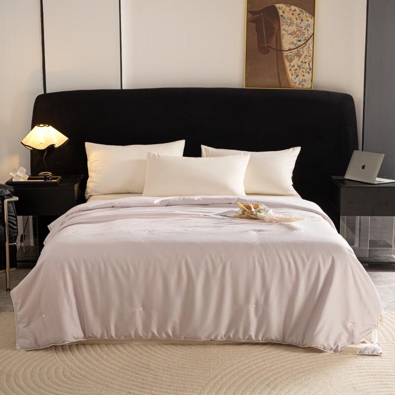 Fang Wang All-Season Tussah Silk Jacquard Comforter 200x230cm