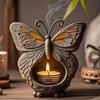 Animal Incense Burner Resin Butterfly Rabbit Incense Holder Handmade Fox Owl Incense Cone Burner Desktop Ornament for Yoga Room