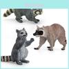 Pvc Animal Figurines Raccoon And Lemur Kids Learning Toys For Play And Education