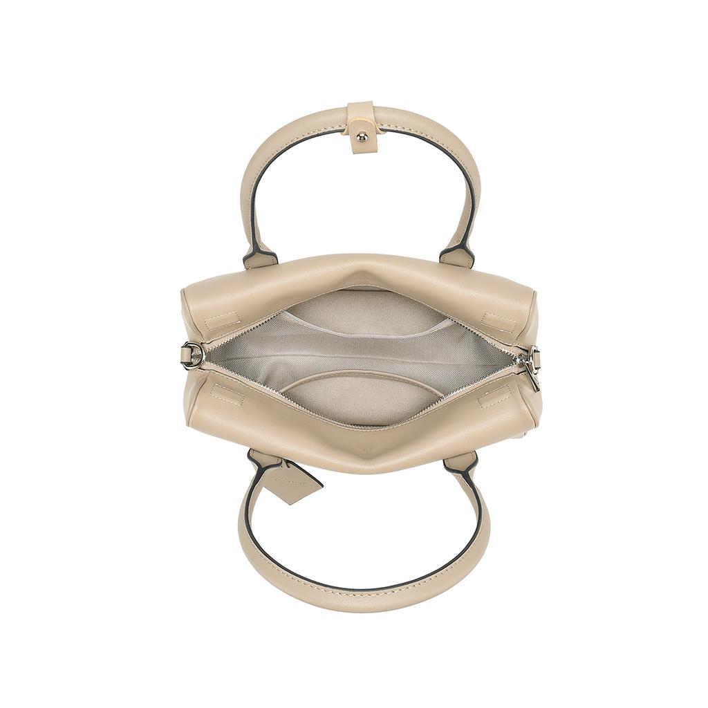 New JAGUAR Synthetic Leather Shoulder Bag, Handbag Women's Ecru/Black/Sand JL12301931