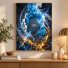 Manchester City Diamond Painting Kit 5D Full Drill DIY Diamond Mosaic Wall Art Home Decor