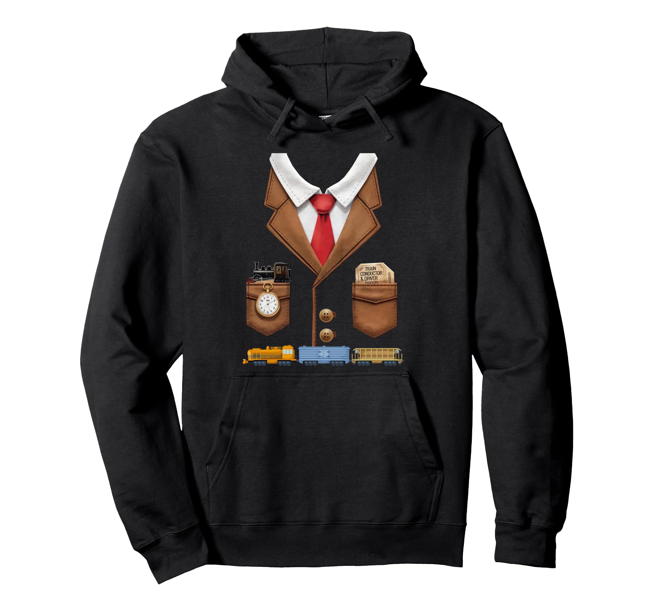 Train driver costume. Perfect for kids looking to be train drivers. (Hoodie included)