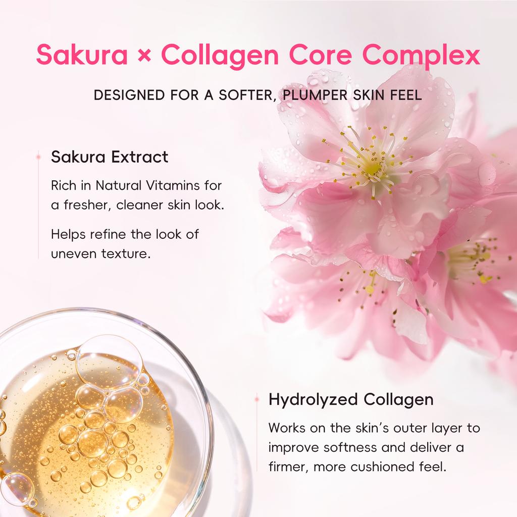 LAIKOU Giappone Ciliegio Collagene Gelatina Crema 100g Formula Delicata Idratazione Rimpolpante Luminosità Giovanile Pelle Luminosa Cura della Pelle