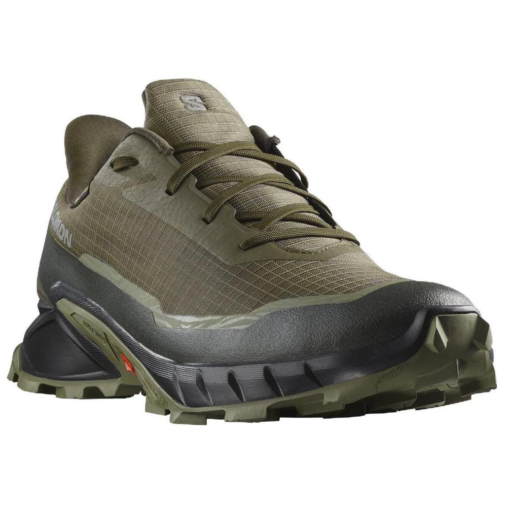 Salomon Comfortable Non-Slip Durable Low-Top Running Shoes Men sneaker Olive-Green 473103