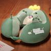 U Shaped Cartoon Airplane Neck Pillow Travel Head Rest For Office And Commuting