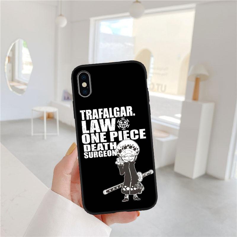 One Piece Anime Soft Shell Phone Case for Redmi Note 10 11 12 Pro Max 10S 10C 10T 11A 11S 12S 12C