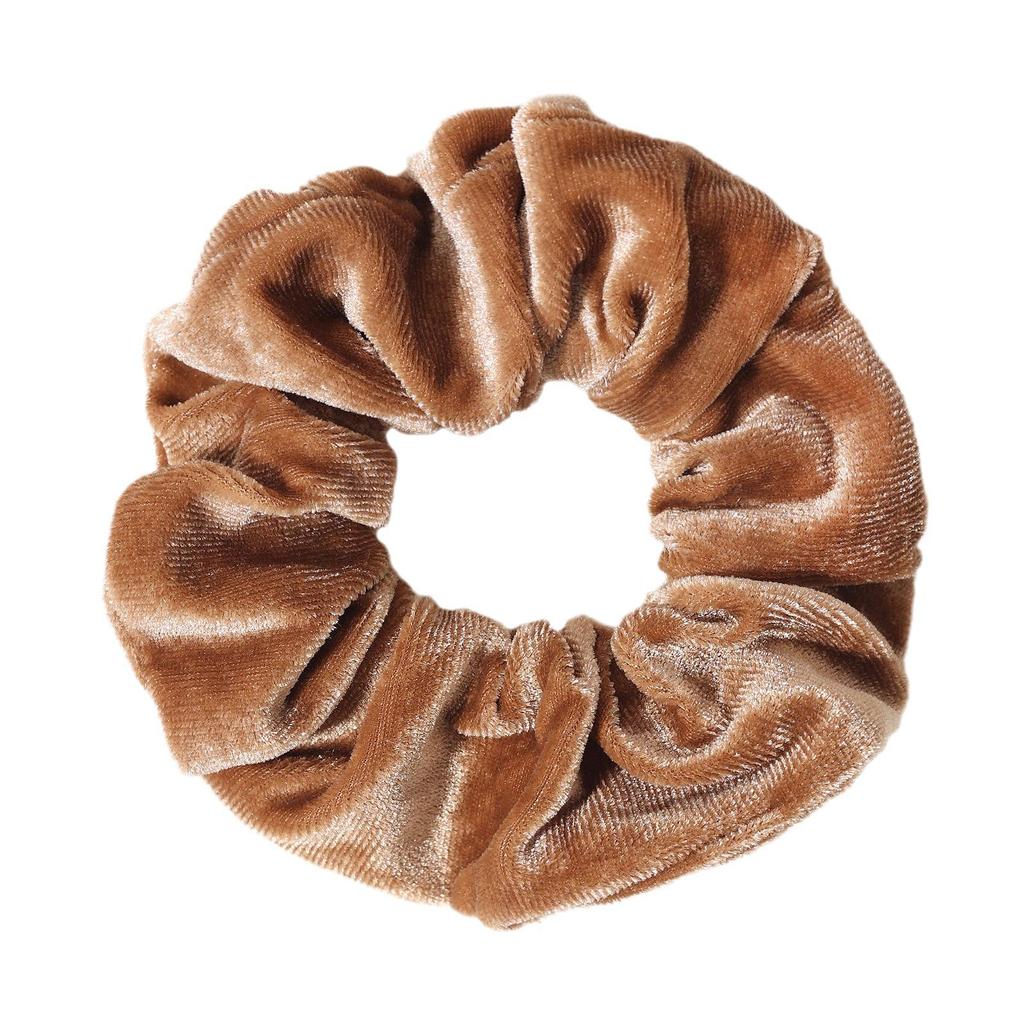 Medium Velvet Hair Scrunchie - Korean Fabric Hair Accessory