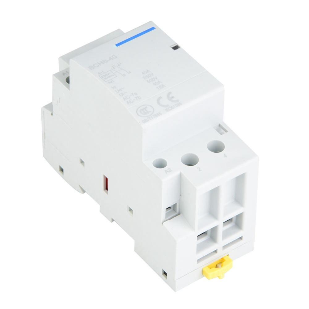 1NO 1NC Household AC Contactor 2P 40A 1NO1NC AC Contactor 2P AC Contactor Circuit Control