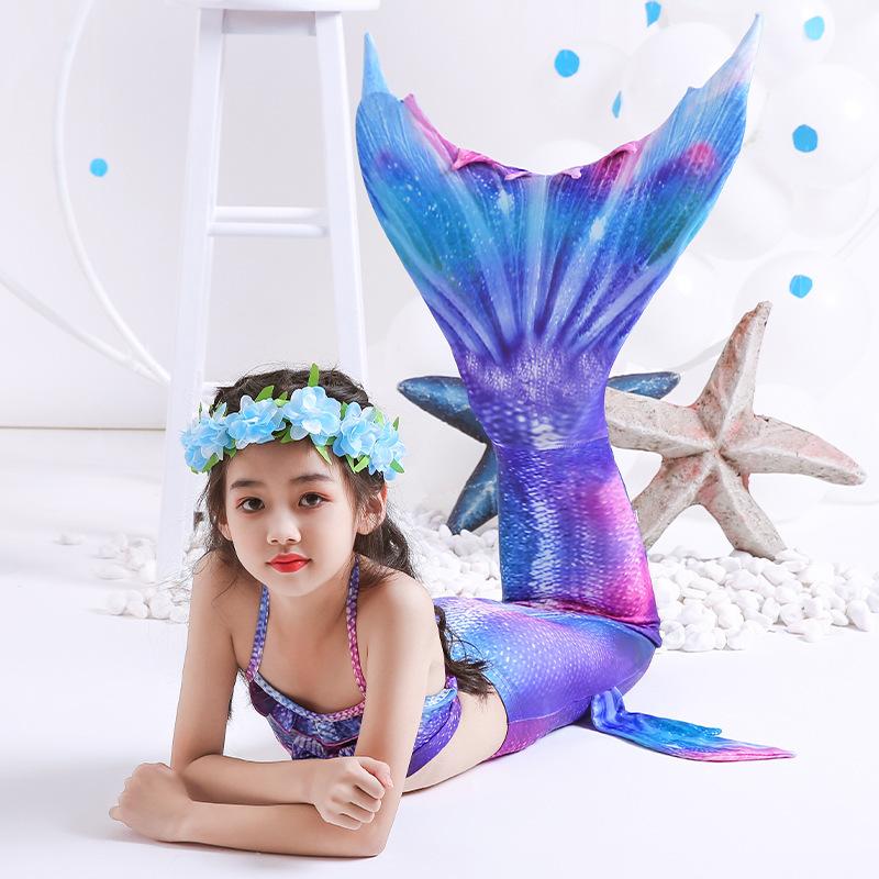 Ghnatygren summer new girls mermaid swimsuit bikini for outdoor beach