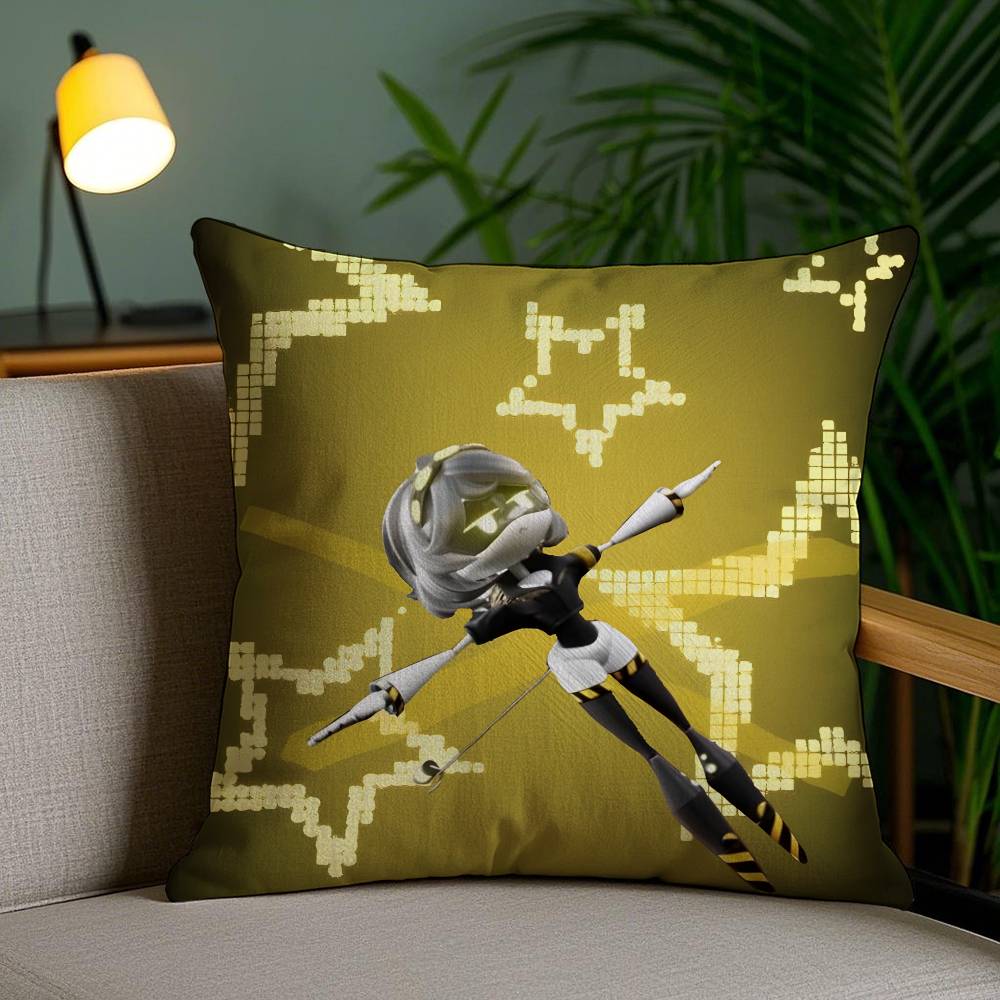 Horror comedy Animation M-Murder Drones-M Pillow Case Sofa And Living Room Decorative Cushion Covers Dust-proof And Mite-proof F