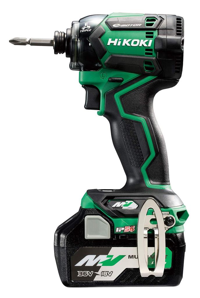 HiKOKI 36V Impact Driver Aggressive Green with 2 and Case In [Old Model] Batteries, Charger, WH36DC(2XP) [Low Stock]