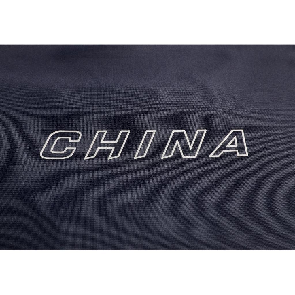 Li-Ning National Flag Letter Print Short Sleeve Polo Shirt Men Tops Blue APLS231-1