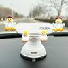 Strawberry Bear Magnetic Car Phone Holder with Firm Suction - Cute Interior Navigation Accessory