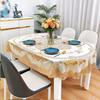 Waterproof Oil-Resistant Heat-Proof PVC Tablecloth Dining Table Living Room Modern Nordic Style Rectangular Washable Cover