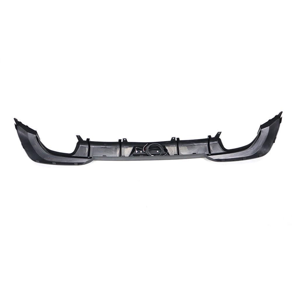 BMW 3 Series G20 G28 MP Style Rear Diffuser Lip with Lights - Gloss Black Body Kit