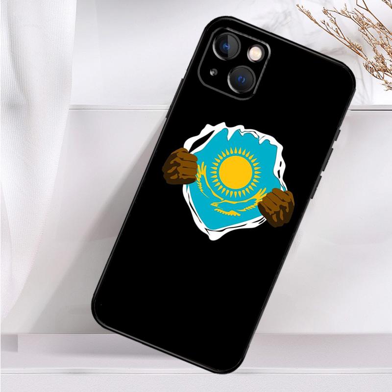 

Чехол с флагом Казахстана для iPhone 14 16 15 Pro Max 11 12 13 Mini 7 8 Plus X XR XS MAX, мягкий противоударный чехол iPhone 7 8