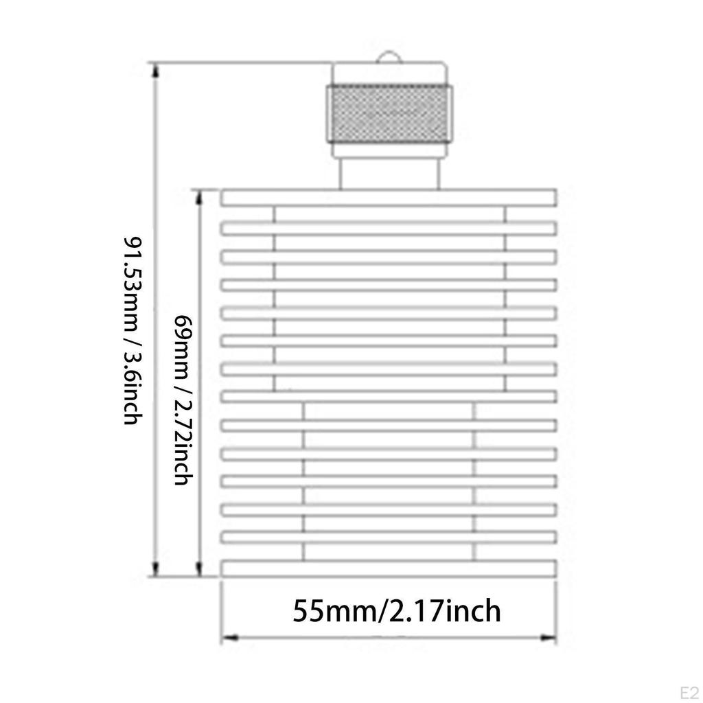 50W PL259 UHF Hann Dummy Load 50 Ohm RF Koaksial Koaks Adapter Plugg for Kabel