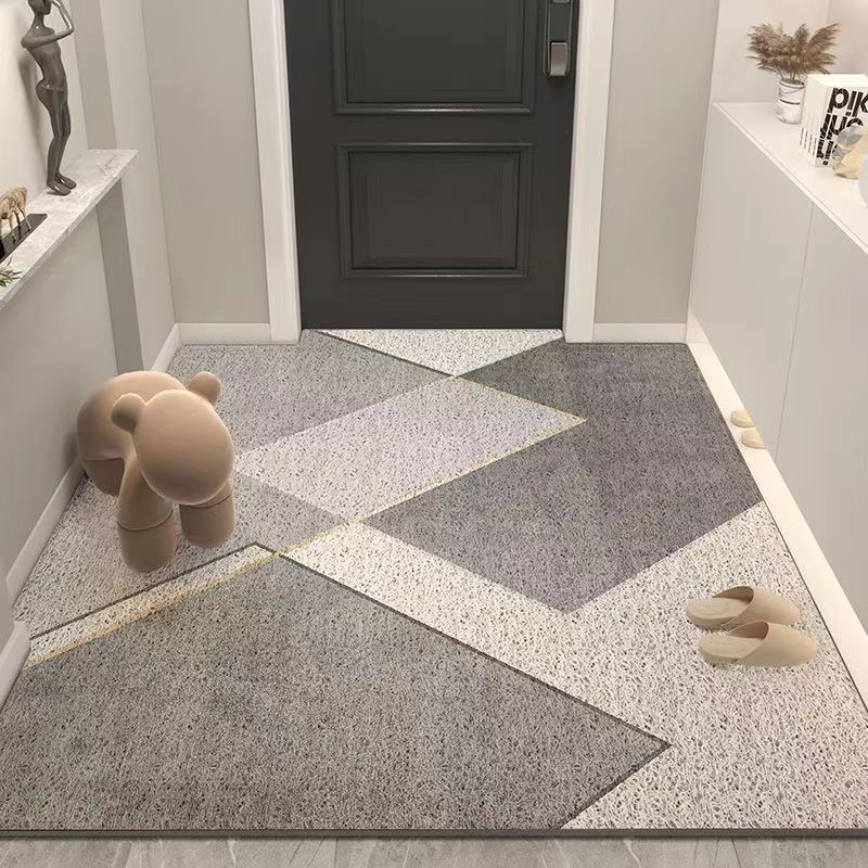 Silk Circle Entrance Door Mat Dirt Resistant And Dirt Resistant Foot Mat Cloud Shaped Door Mat Cutting At The Entrance 40*60cm