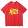 100% bavlna Trička My Besto Friendo Tričko Unisex Harajuku Anime Tričko Jujutsu Kaisen Unisex Unisexga Estetické grafické Kawaii Košile