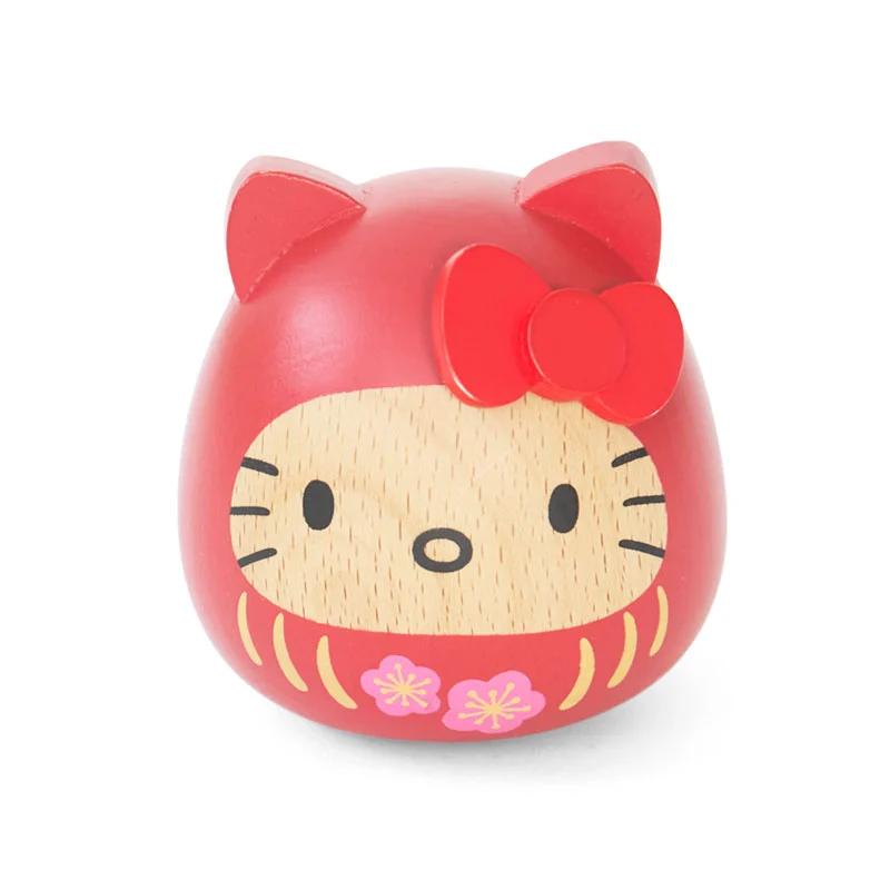 Sanrio Hello Kitty Wooden Daruma Japan NEW Sanrio Characters