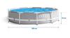 Frame Garden Pool 305 X 76 Cm 15-In-1 Intex 26702 + Bubble Machine For Free