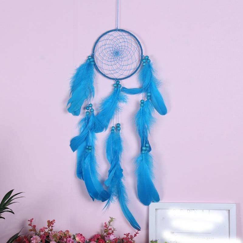 Dreamcatcher Feather Plush Originality Handmade Pendant Decorated Colors Four