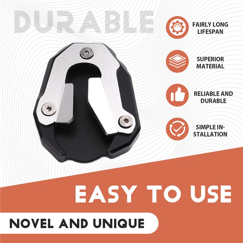 ABLZ-Motorcycle For Tiger900 Rally PRO Aluminum Kickstand Extender Foot Side Stand Extension Enlarged Base
