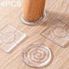 Transparente Silikon Anti-Rutsch-Matte Möbelgleiter Tischbeine Sofafüße PU Klebefolie Wasserdicht Leise Praktische Matte