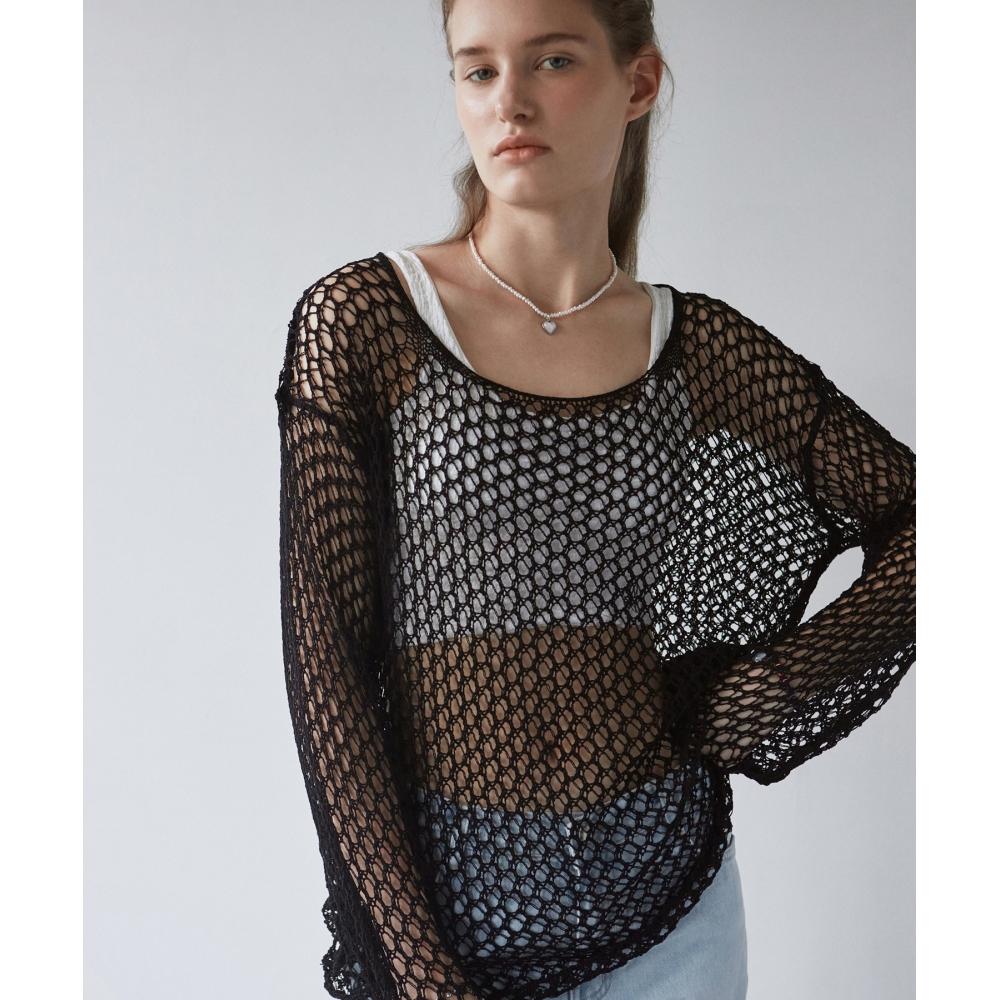 

NICKNICOLE NNC SUMMER NET KNITBLACK