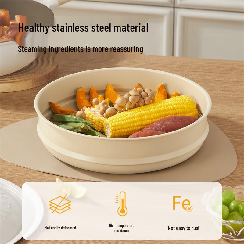 COOKER KING Universal Stainless Steel Steamer Basket